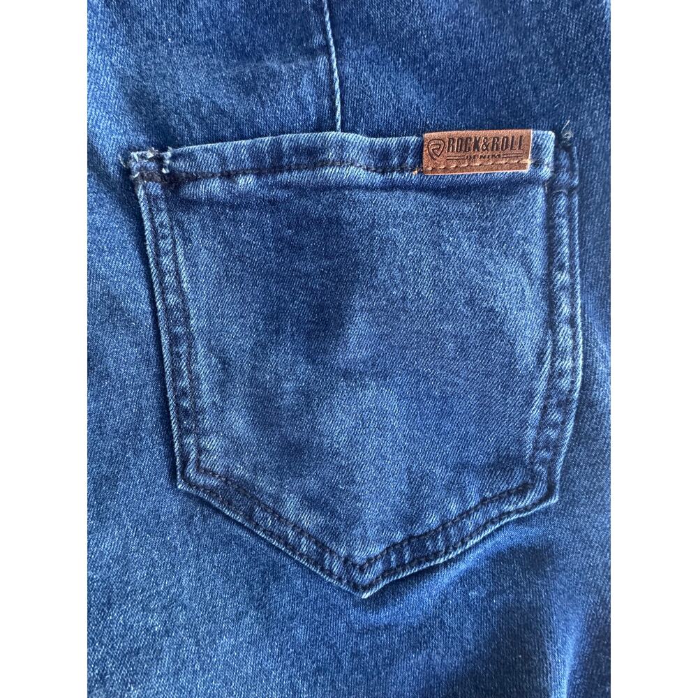 Rock & Roll Denim Women's Bargain Button Bell Desert Scene Flare Jeans 28x30 - Picture 6 of 7